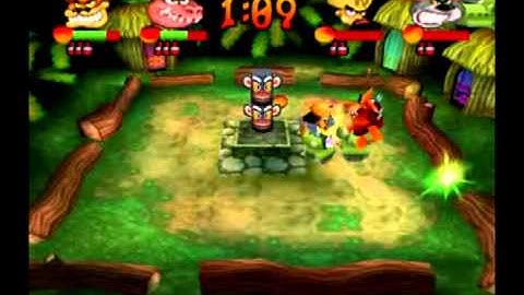 Crash Bash - Warp Room 4: Forest - 53) Jungle Fox Lv. 1