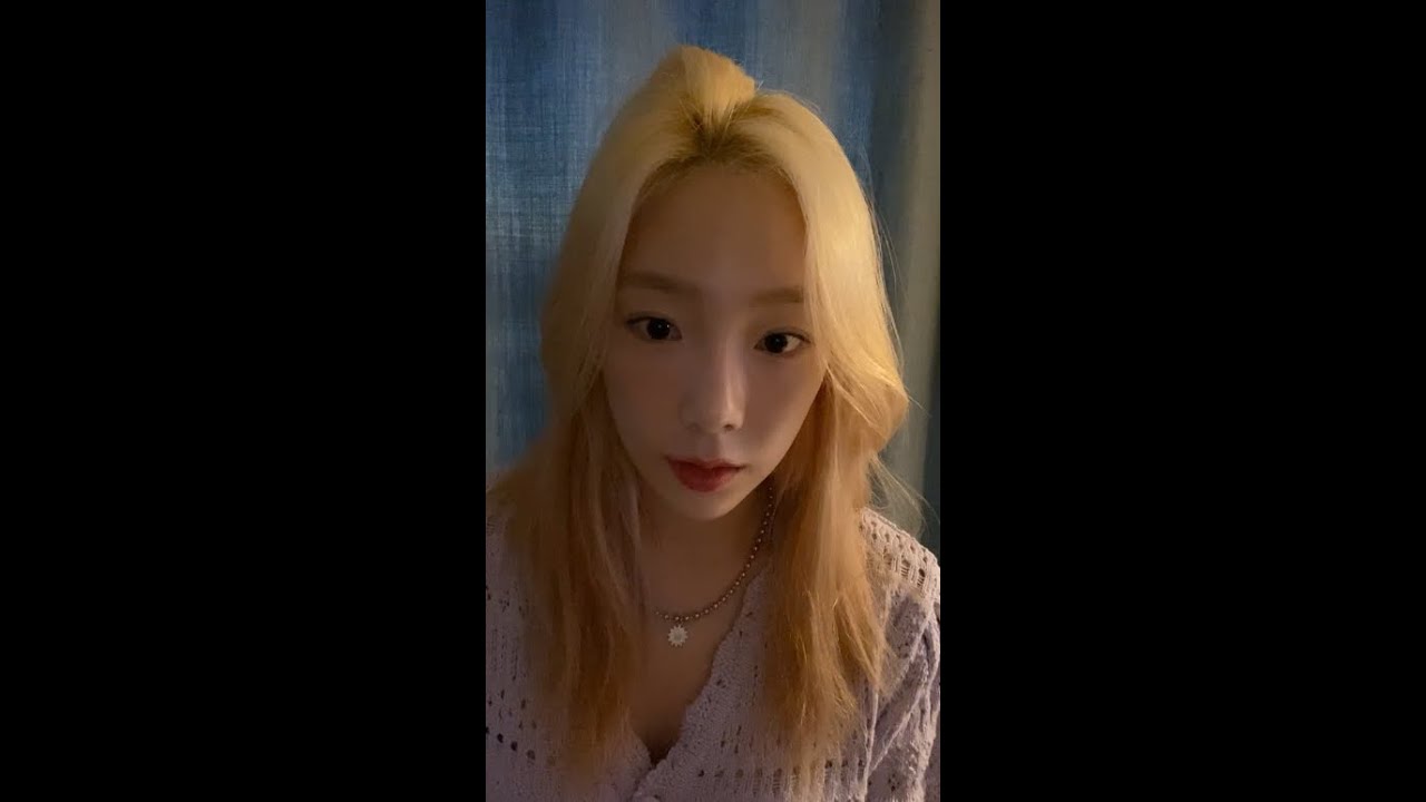 211009 태연 솔로 데뷔 6주년 기념 인스타 라이브│솔로 활동 일대기 비하인드