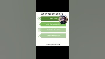 📬 What to do when you get an RFE