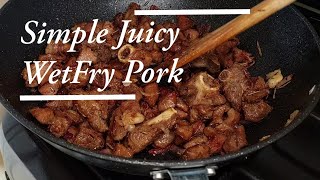 Simple Homemade Pork // Pork dinner hack// Wet Fry Pork// Kenyan Fried Pork