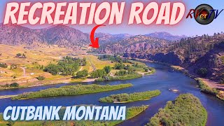 Recreation Road Scenic Drive - Great Falls - Cut Bank Montana