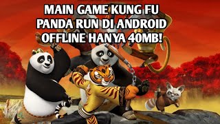 GAME KUNG FU PANDA RUN OFFLINE SERUU BANGET!! DI BAWAH 100 MB.. - NEW PANDA RUN JUNGLE ADVENTURE screenshot 4