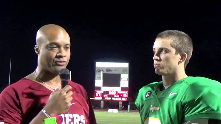 Garrett Browne post game interview vs Terrell