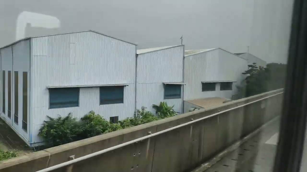 高鐵 700T 台南to 左營 路程景 東側(2K畫質加強) 2025.12.4