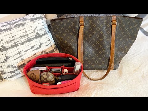 LOUIS VUITTON SAC SHOPPING TOTE BAG MONOGRAM LV TOTE PACKING MY BAG  ORGANIZER BAG PURSE INSERT WIMB 