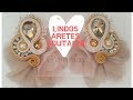 Bellos Aretes Soutache paso a paso