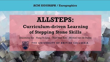 SCA 2020:  ALLSTEPS Curriculum-driven Learning of Stepping Stone Skills (full talk)
