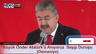Büyük Önder Atatürkü Anıyoruz Saygı Duruşu (Osmaniye)