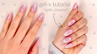 how to do perfect gelx nails at home!