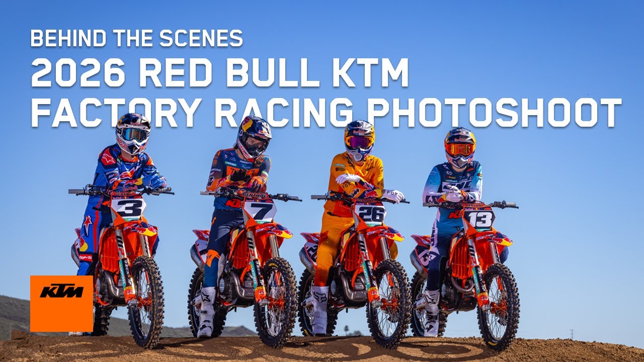 Día de fotos con el equipo Red Bull KTM 2026 
