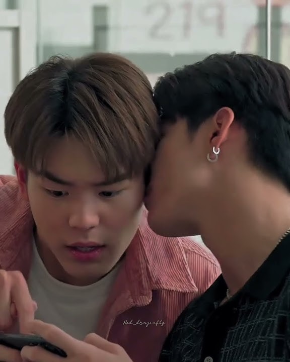 Gangster kisses his cute bf 😍 #meenping #mydeargangsteroppa #meennicha8 #blseries #thaibl