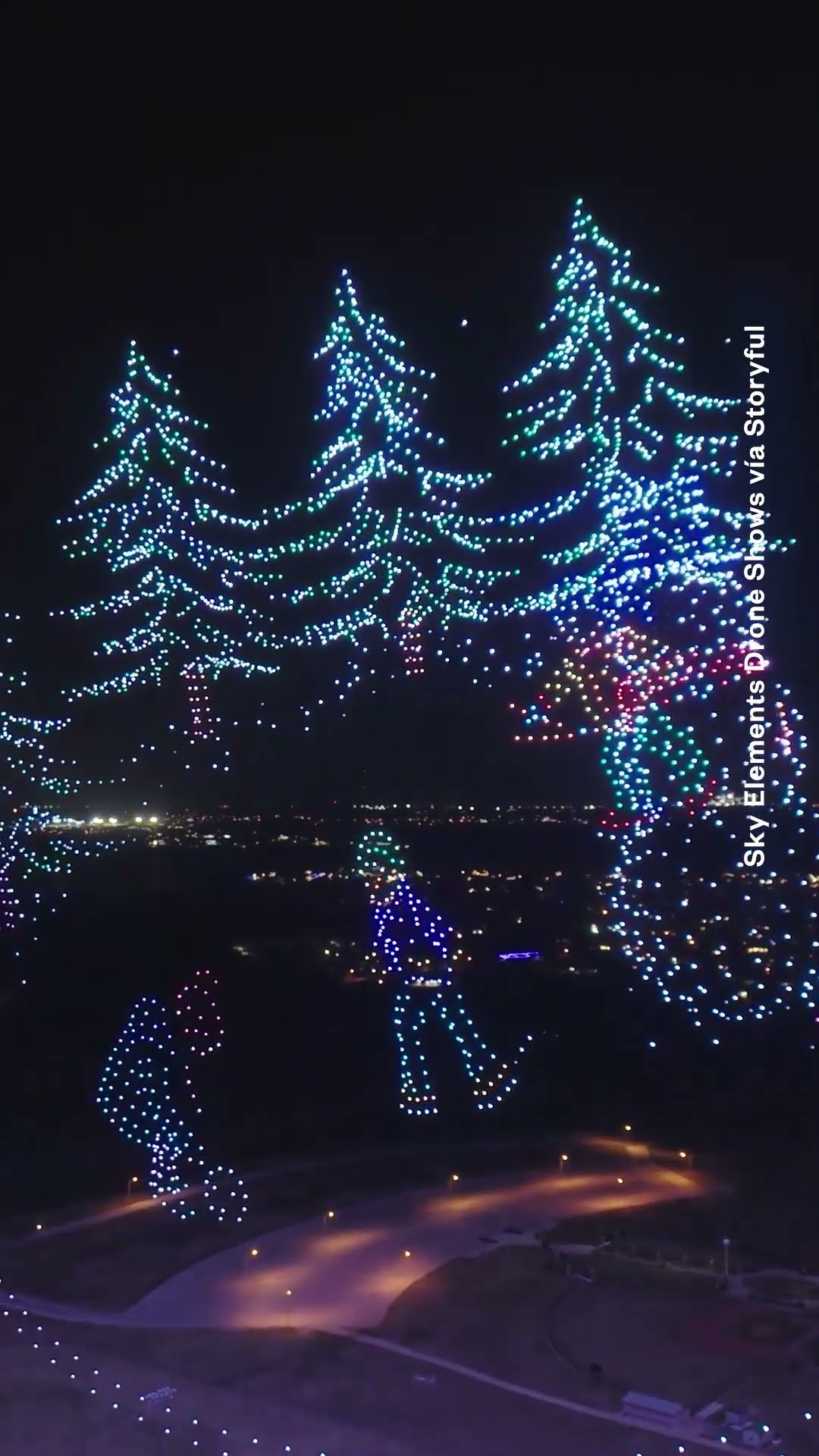 Espectáculo de drones navideños bate récord Guinness | Noticias Telemundo