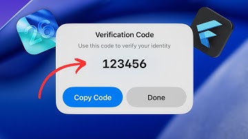 iOS 26 Alert Dialog with One-Time Code in Flutter | Verification Code UI Tutorial