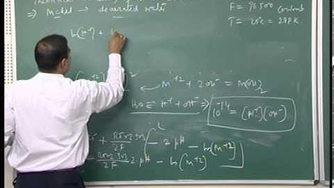 Mod-01 Lec-05 Thermodynamics of corrosion, Electrochemical series, Concentration cell