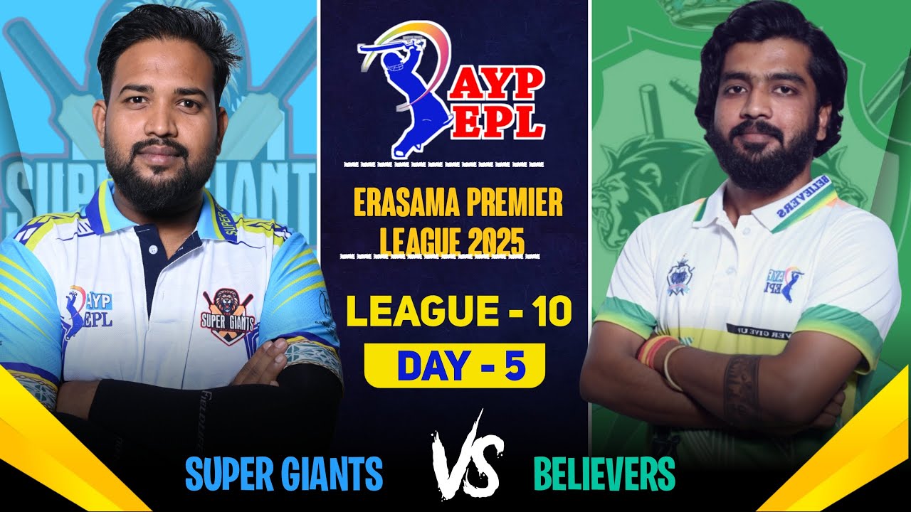 🛑LIVE : // SUPER GIANTS VS BELIVERS // ERASAMA PREMIER LEAGUE S-4// GPL CRICKET ODISHA