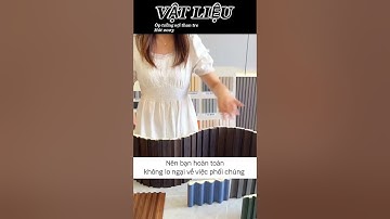 Tấm ốp tường sợi than tre, khắc phục được nhiều nhược điểm của gỗ công nghiệp khi ốp tường #shorts