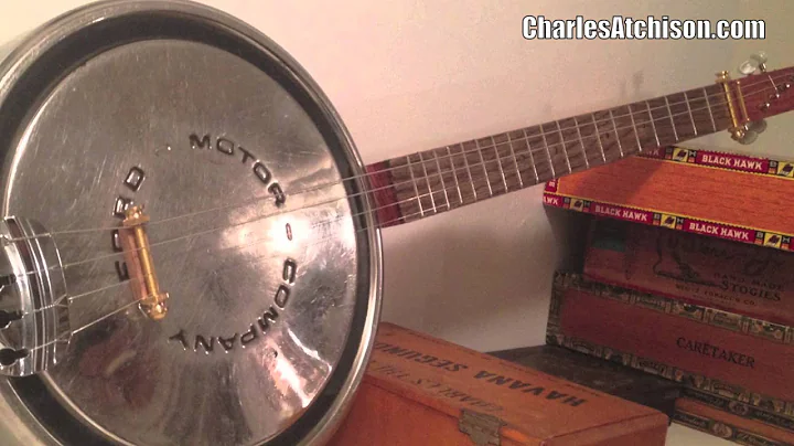 Hubcap tenor banjo / guitar / thing - 1970's Ford ...