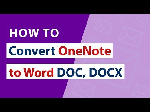 How to Convert OneNote to Word DOC and DOCX Files in Bulk ?