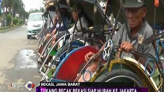 Berharap Lebih Sejahtera, Tukang Becak di Bekasi Siap Hijrah ke Jakarta - iNews Sore 29/01