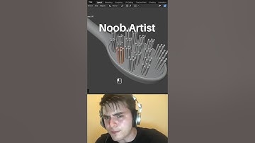 Noob vs Pro artist: creating tooth brush #blendertutorial #blender #blendercommunity #blender3d #b3d