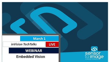 inVision TechTalks - Embedded Vision - Sensor to Image