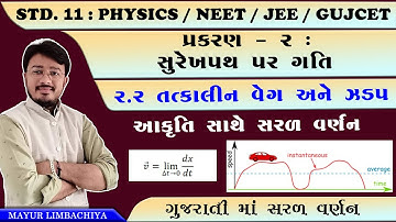 11 SCIENCE| PHYSICS | CHAPTER 2 | 2.2 INSTANTANEOUS VELOCITY & SPEED