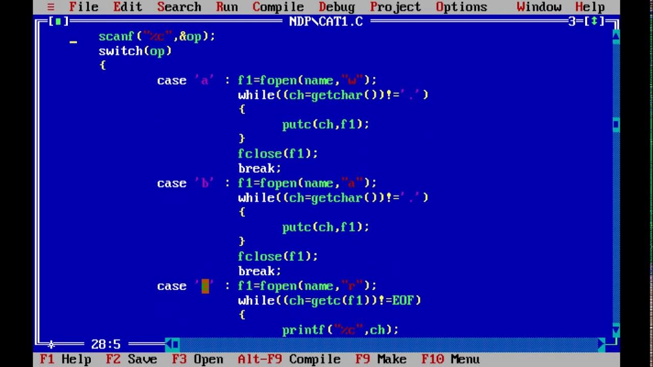 C program to implement CAT command of Linux | Linux CAT command ...