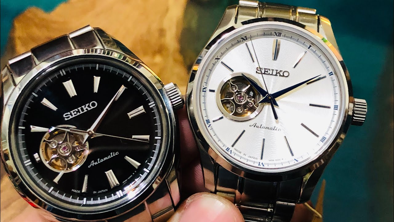 Mã số 1: Đồng hồ Seiko Presage SARY057 - Máy Automatic - mặt đen đủ lịch  thứ , ngày