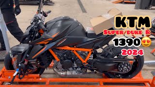 New 2024 KTM SUPER DUKE R 1390 😍unboxing and first start ❤️ktm super duke 1290 new 2024