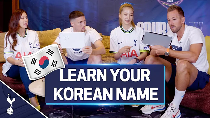 Harry Kane & Matt Doherty learn to write their nam...