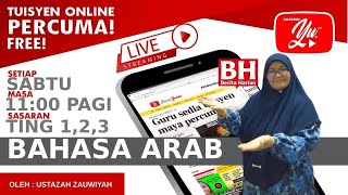 🔴 [LIVE] BAHASA ARAB TING. 1,2&3, "مناقشة الأسئلة لقسم"ب" OLEH USTZ ZAUWIYAH #09 #TUISYENPERCUMA