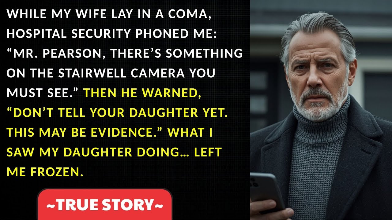 Beside My Wife’s Bed, Security Reached Out: “Mr. Pearson, There’s Something Important For You”