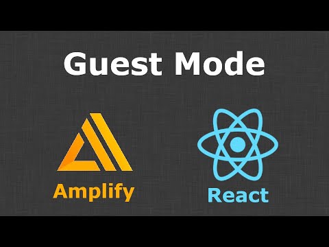 Amplify Guest Users - How to give limited access to users without logging in