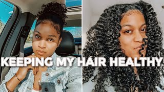 Maintaing Healthy Hair + Single Strand Knots Method on Natural Hair (actually works)