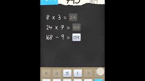 6 Numbers by Brainbow Level 169 Answer Guide