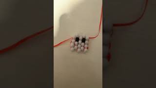 I made a kandi ghost! (requested)#kandi #halloween