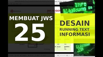 Membuat JWS - 25 Desain Running Text Informasi - Arduino NodeMCU ESP8266 LED Clock Prayer Times