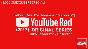 ({LATE} 4,000 SUBSCRIBERS SPECIAL) YouTube Red Original Series (2017) Intro Render Pack Collection