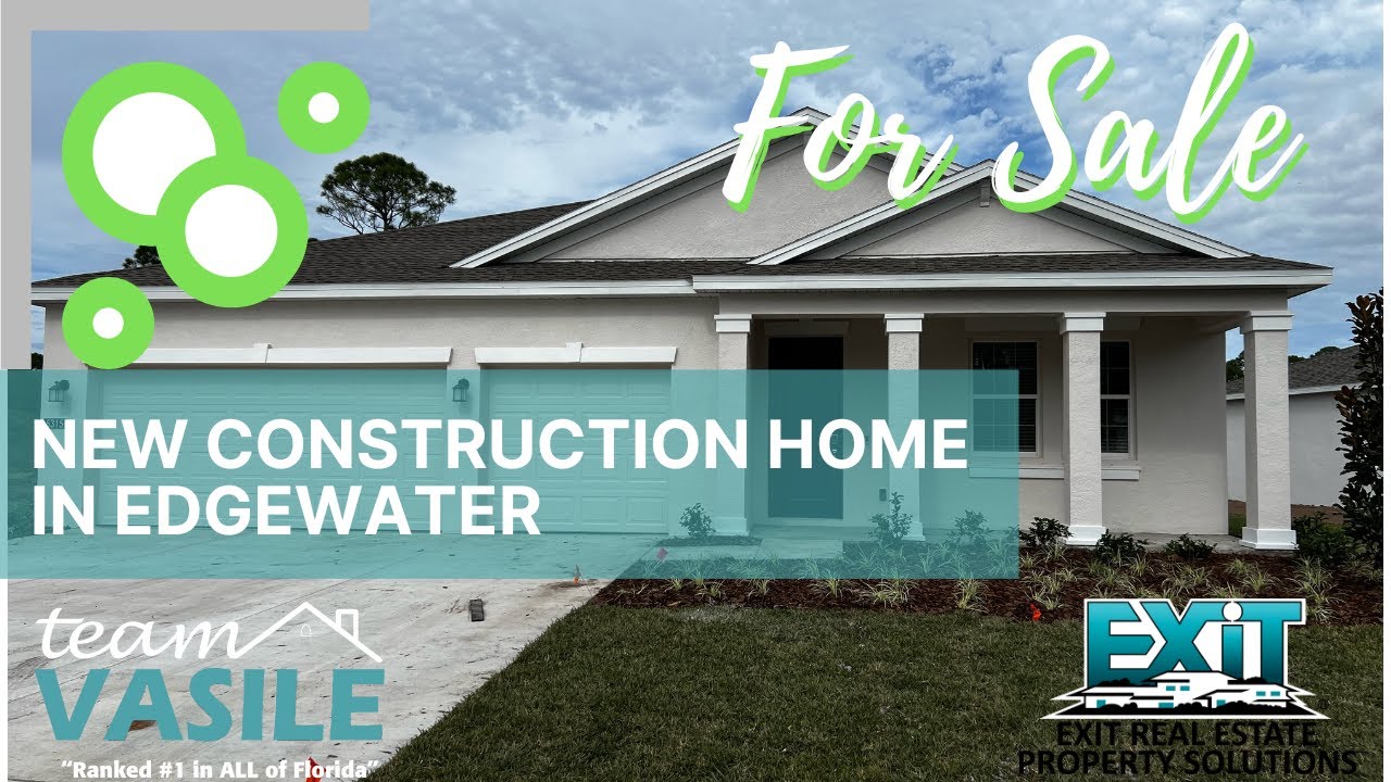 🏡 Stunning New Construction Home For Sale in Edgewater, Florida