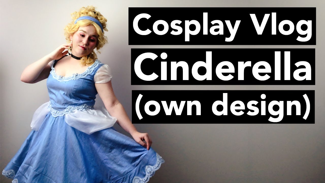 Making a Cinderella inspired gown: Cosplay Vlog