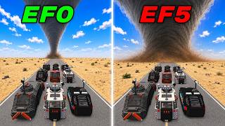EF0 vs EF5 TORNADO Levels vs TORNADO Interceptors | Teardown screenshot 5