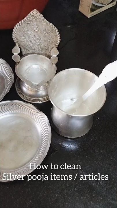 How to clean silver vessels at home - Raks Kitchen