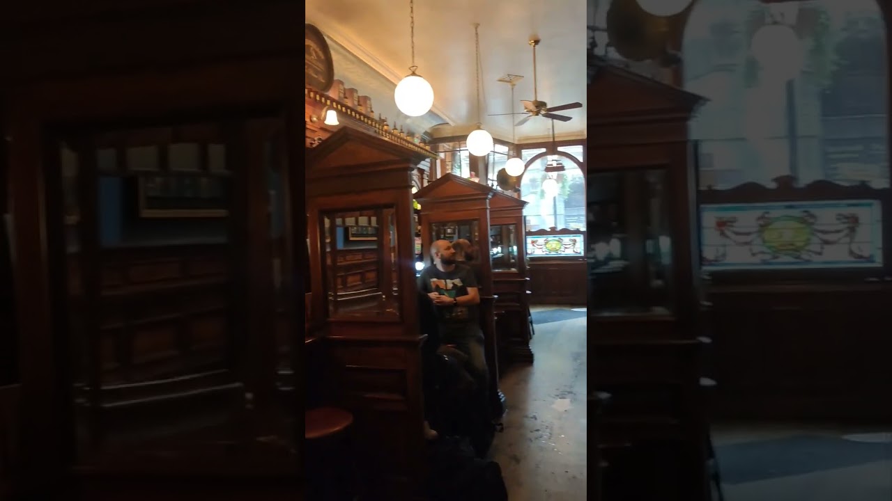 Dublin Ireland Palace Bar at Temple Bar District 🇮🇪 