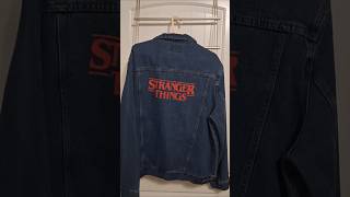 Netflix Employee Exclusive Stranger Things Denim Jacket XL + Original Netflix Pin