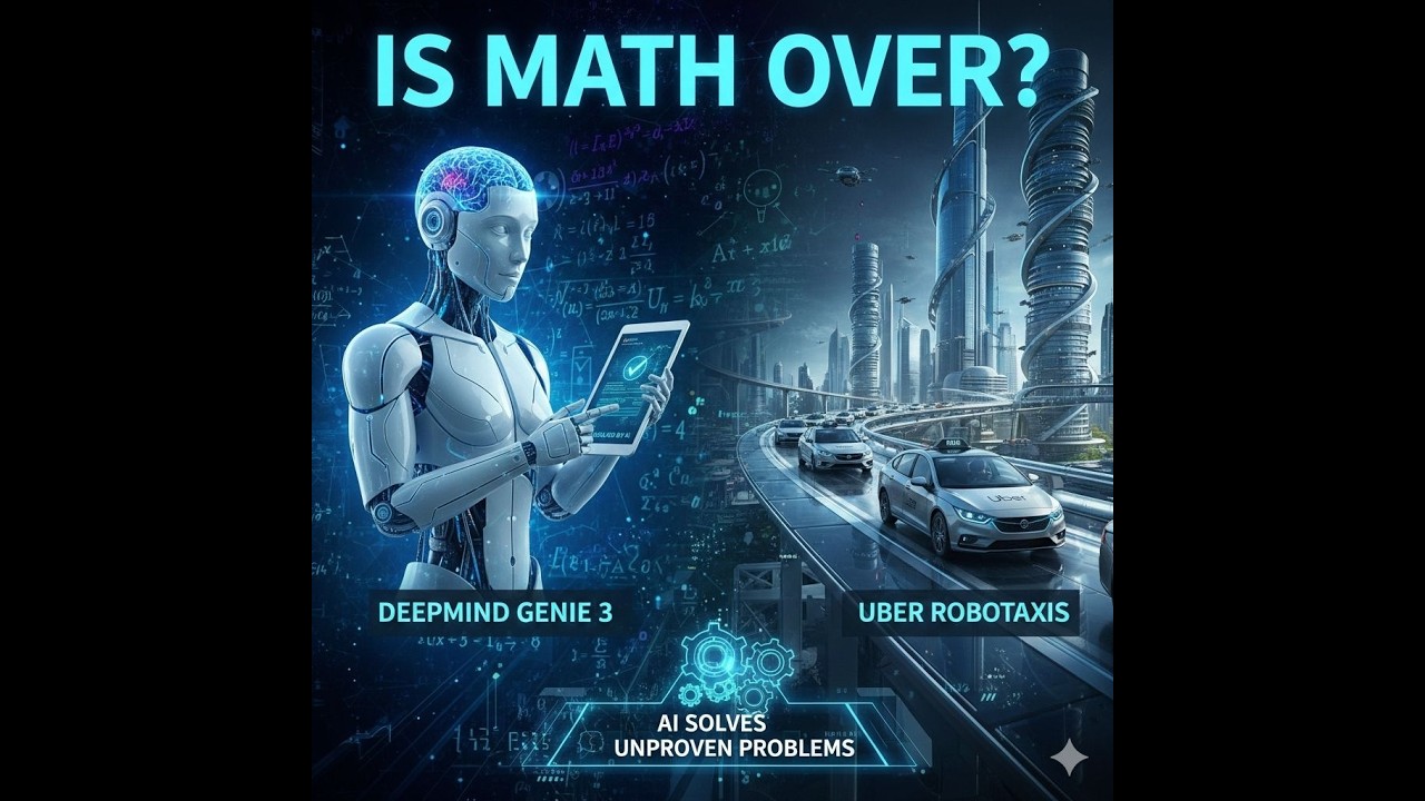 Is Math Over? AI Solves Unproven Problems, DeepMind Genie 3 & Uber ...