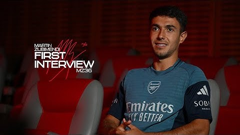Martin Zubimendi on Arteta, Odegaard, Merino, the EPL, Cesc, Monreal & more | First Interview
