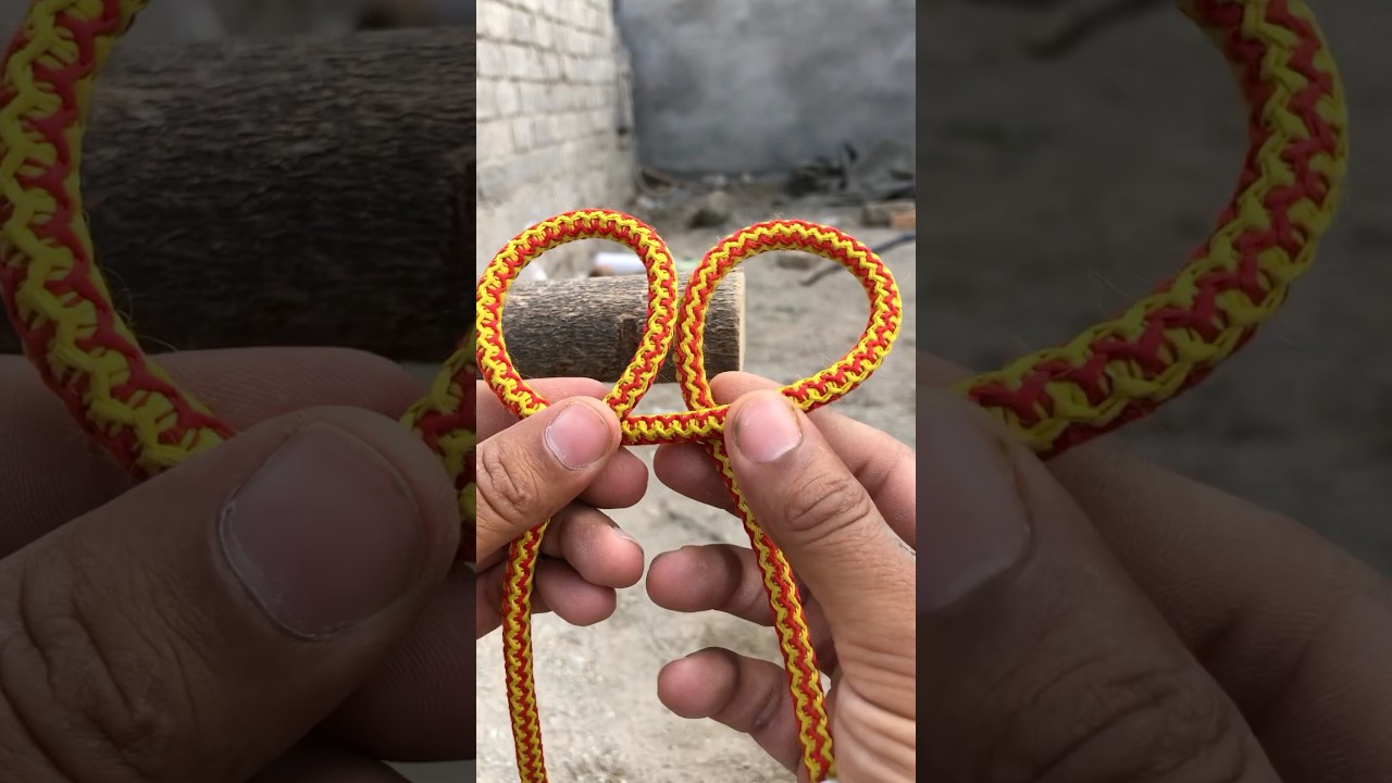 Wow Do You Know The Secret Of This knot 👌
