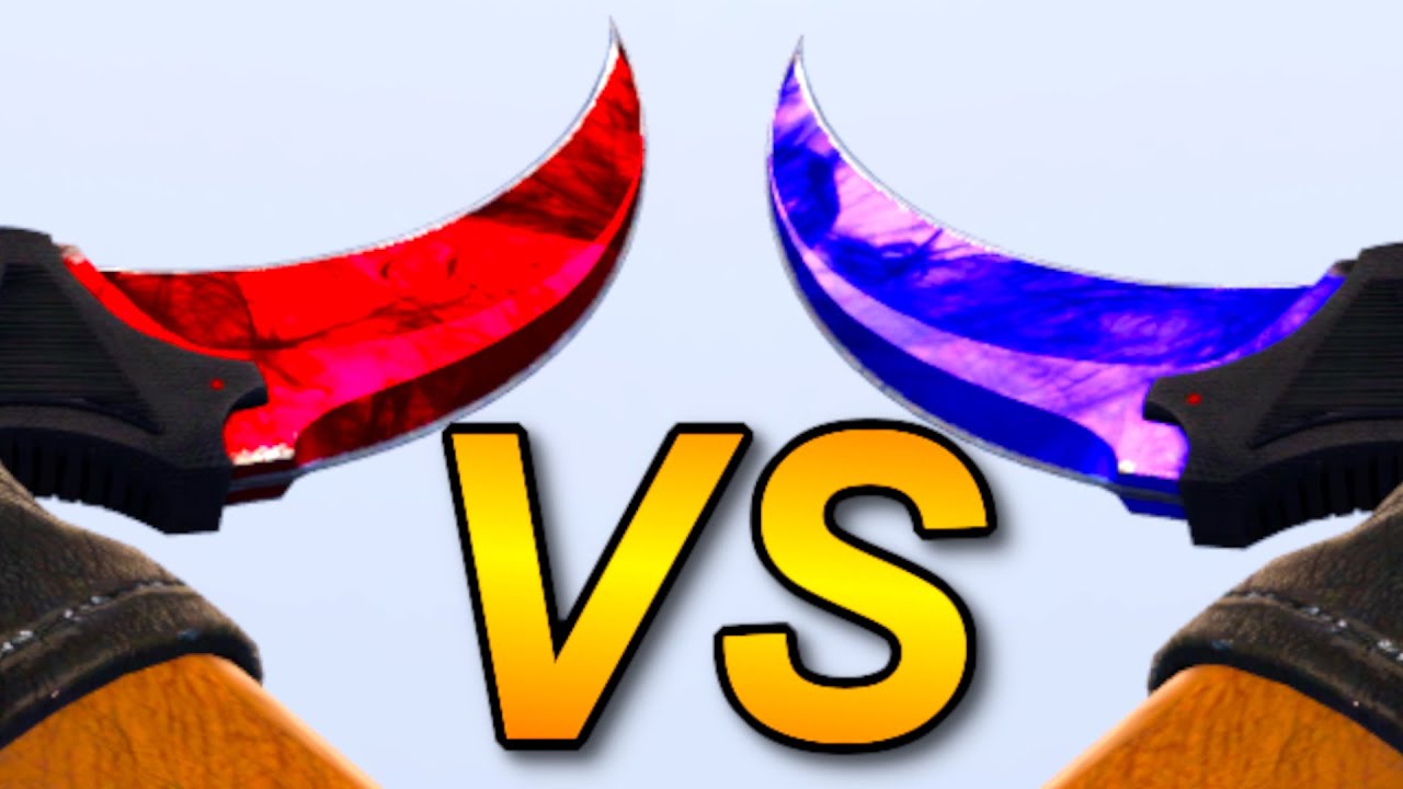 Ruby Knives Sapphire vs Ruby Knives CSGO (Which One Is Better) - YouTube
