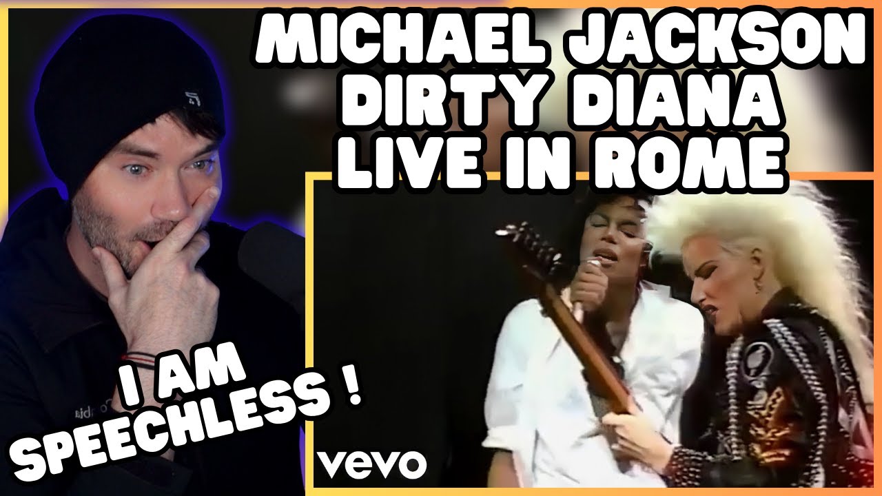 МАЙКЛ ДЖЕКСОН БЫЛ МЕТАЛЛИСТОМ?! Майкл Джексон — Dirty Diana — Концерт в Риме | Реакция метал-вока...