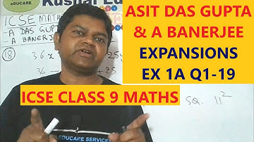 ICSE Class 9 Math | A Das Gupta & A Banerjee | Bharati Bhawan | Expansion Powers Bi and Trinomials